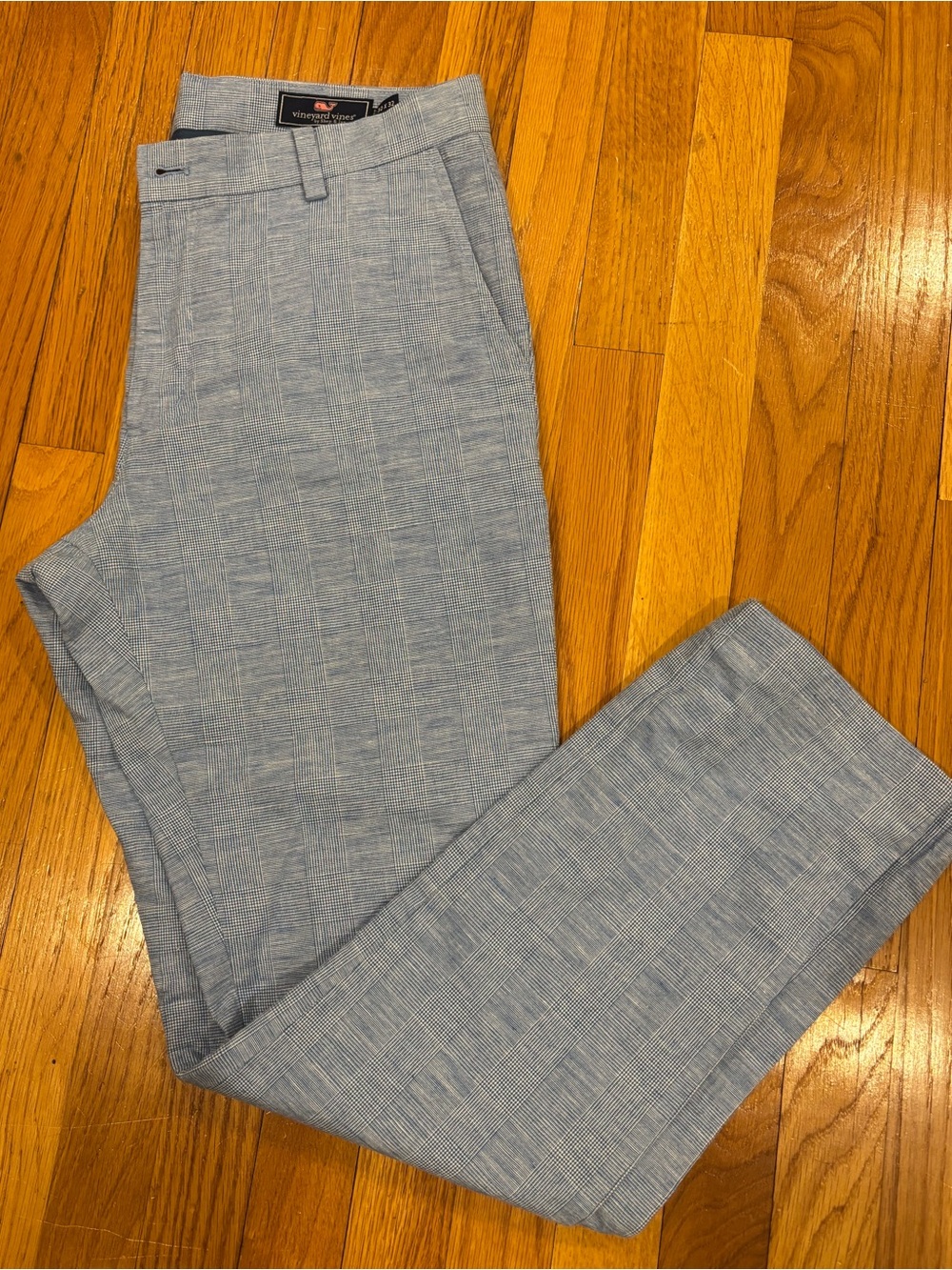Vineyard Vines Pants  Style: Breaker
Mens 32 x 32 Windowpane Blue Check